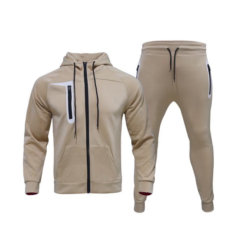 Veste de sport pour hommes avec matériau fonctionnel respirant et poches zippées pratiques Chic und Stil