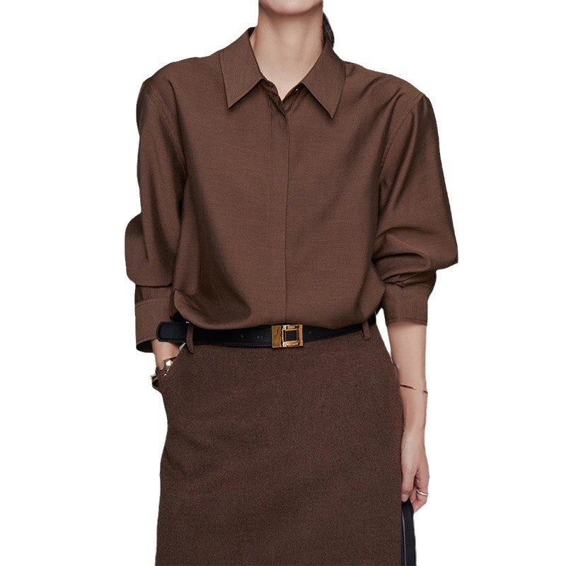 Chemise classique à manches longues pour femmes Chic und Stil 1750846260
