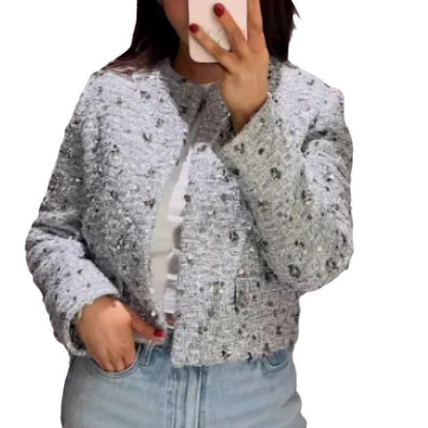 Dames élégante veste avec design texturé Chic und Stil