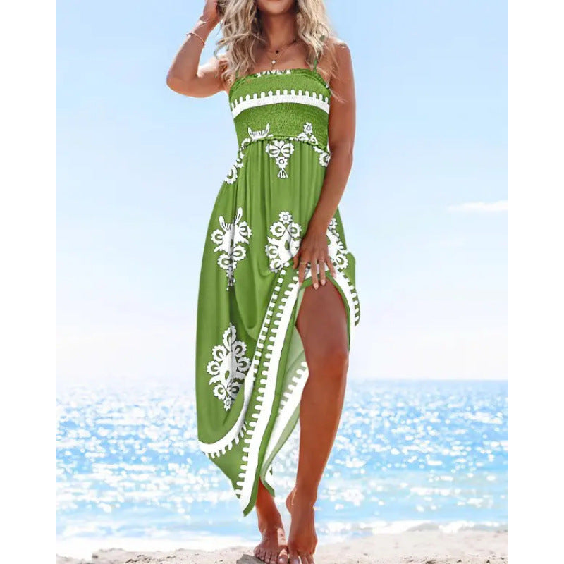Robe maxi boho paisley Chic und Stil pour femmes
