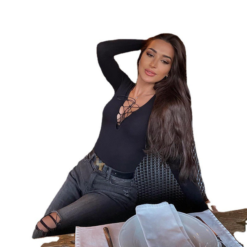 Body à lacer devant Chic und Stil pour femmes