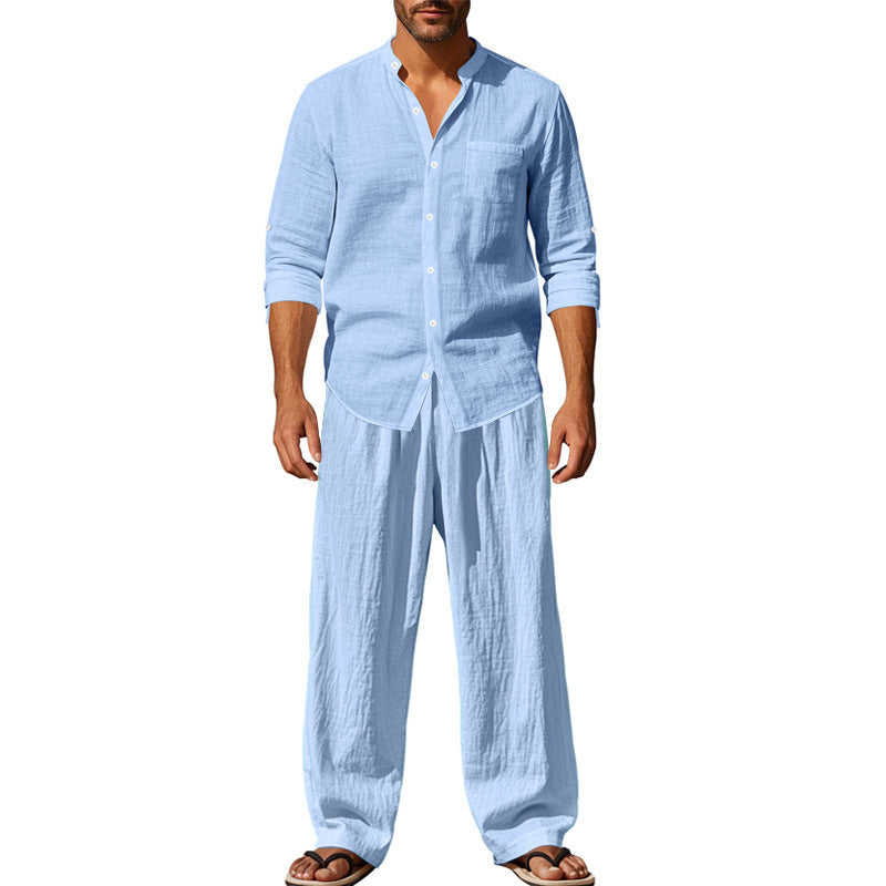 Hommes ensemble complet en lin léger Chic und Stil