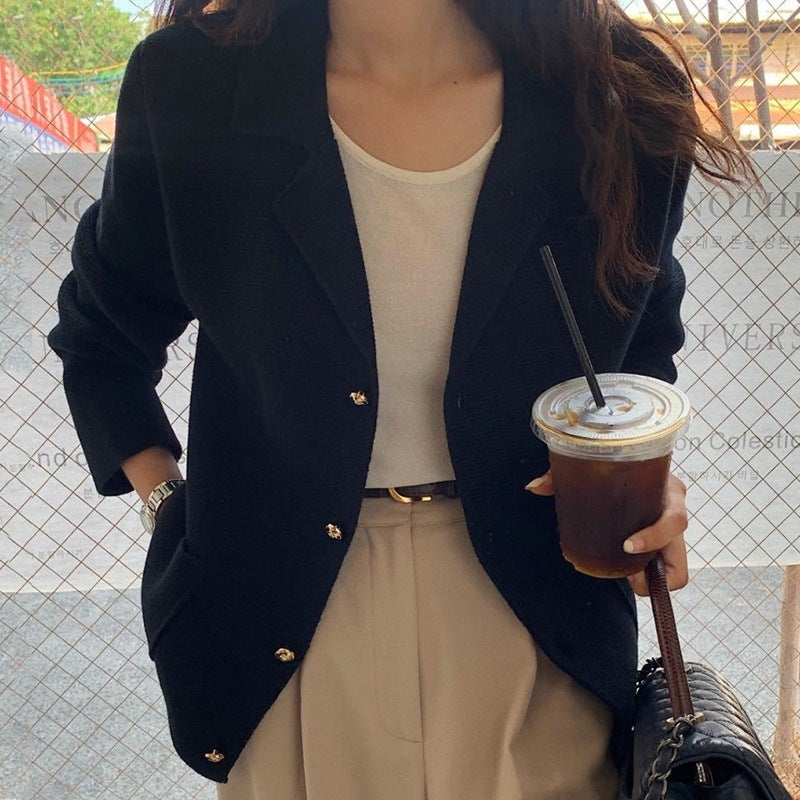 Cardigan élégant pour femme en tissu texturé Chic und Stil