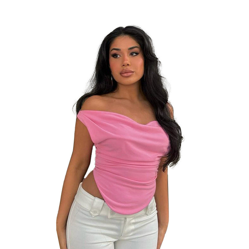 Blouse à volants off-shoulder pour femmes Chic und Stil