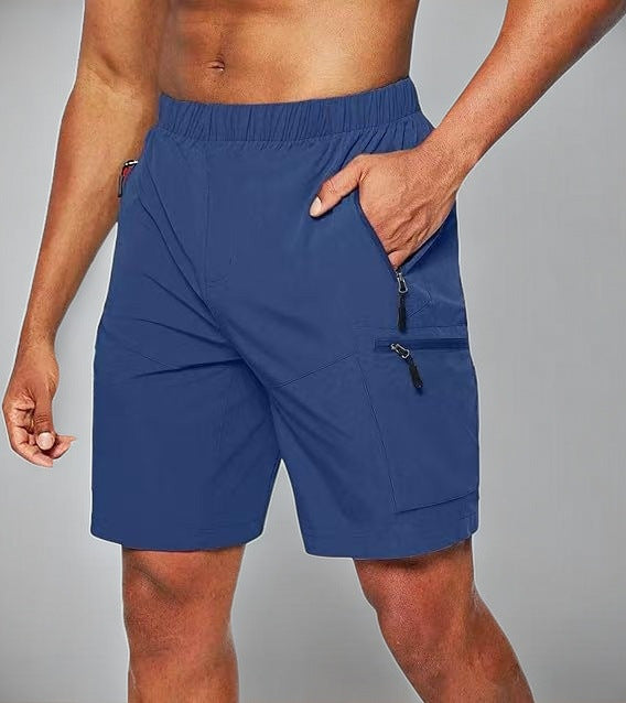 Shorts fonctionnels pour hommes avec taille élastique et poches zippées pratiques Chic und Stil