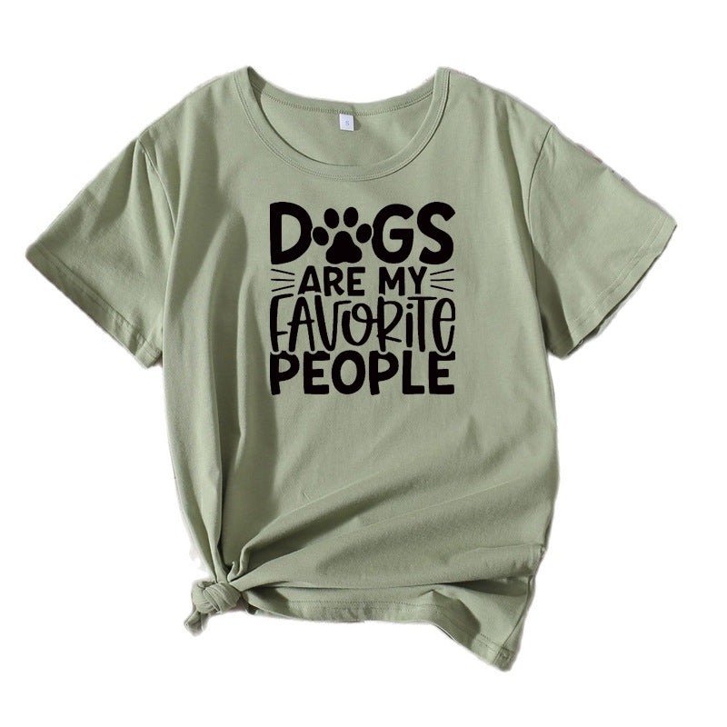 T-shirt graphique pour femmes amatrices de chiens Chic und Stil