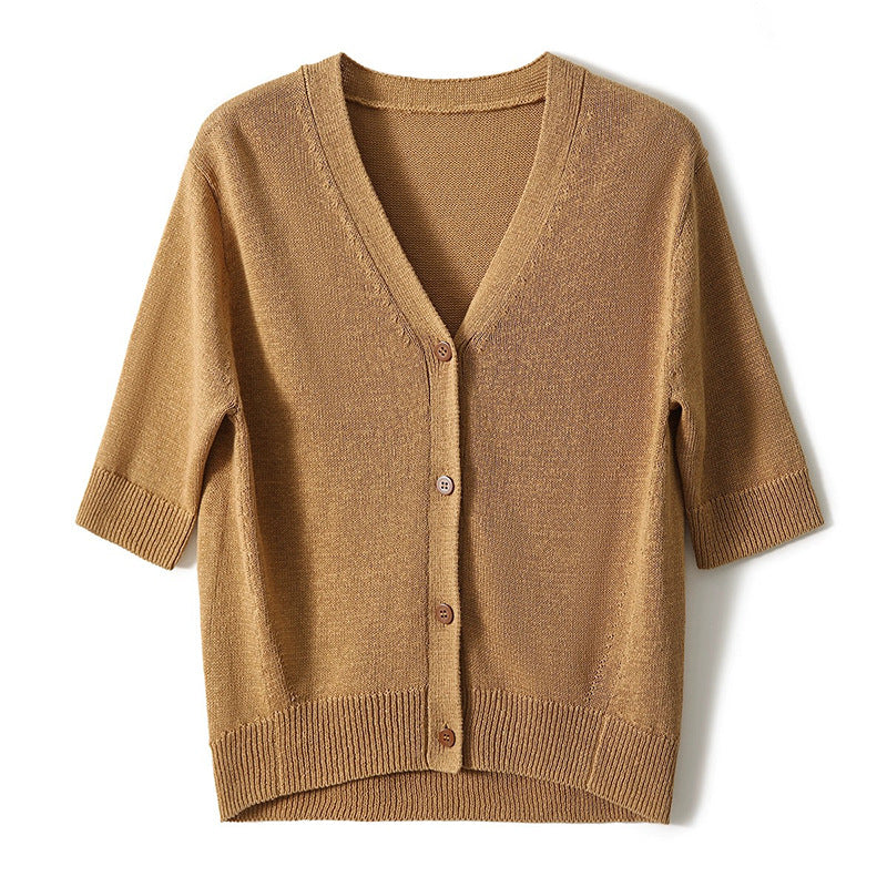 Gilet tricot à manches courtes pour femmes Chic und Stil