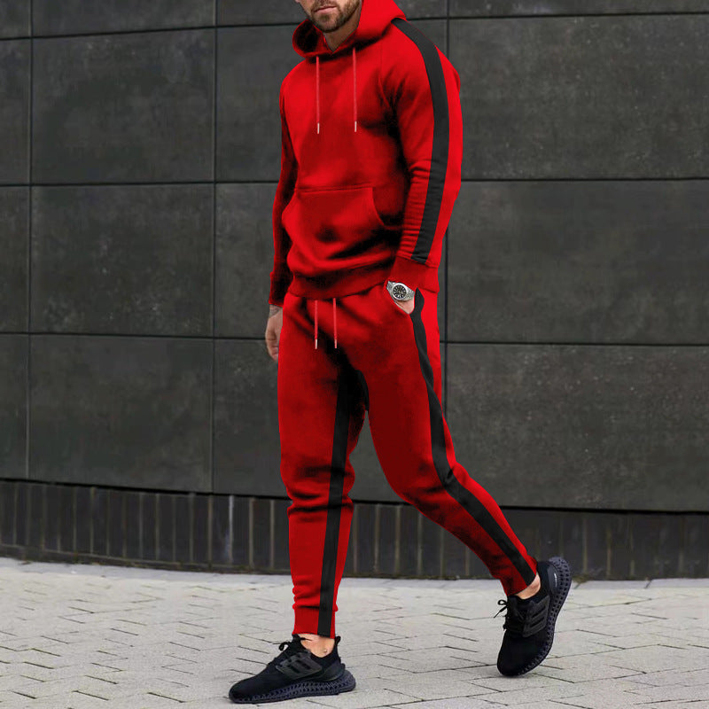 Veste de jogging sportif pour hommes avec éléments latéraux contrastés Chic und Stil