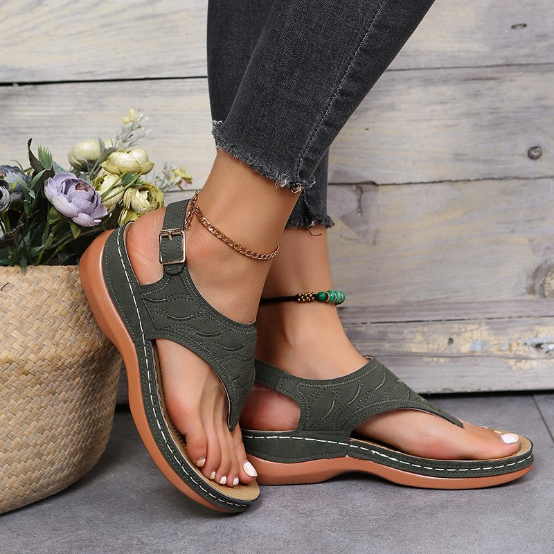 Dames ajustables confort séparateurs de doigts de pied sandales Chic und Stil