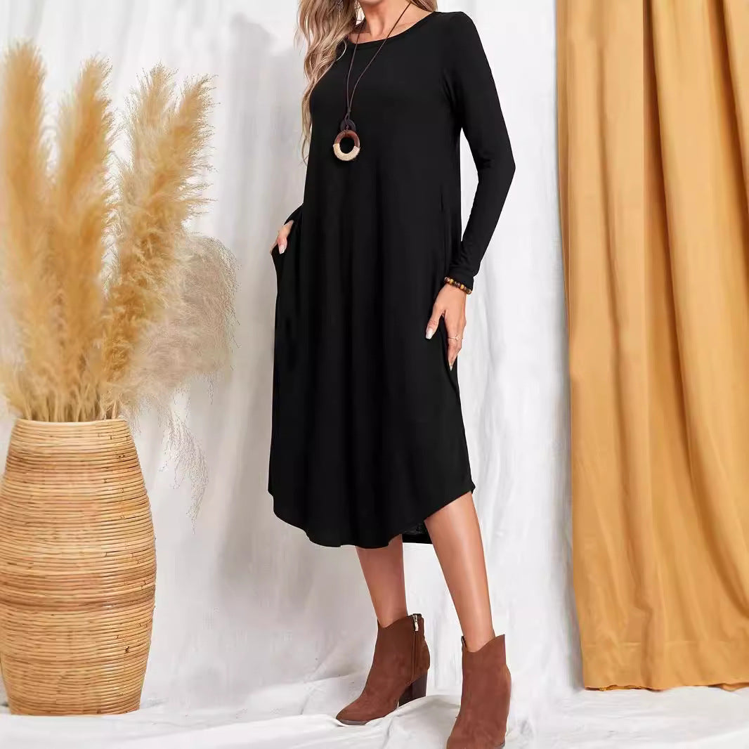 Robe maxi décontractée pour femme avec poches pratiques et coupe ample Chic und Stil