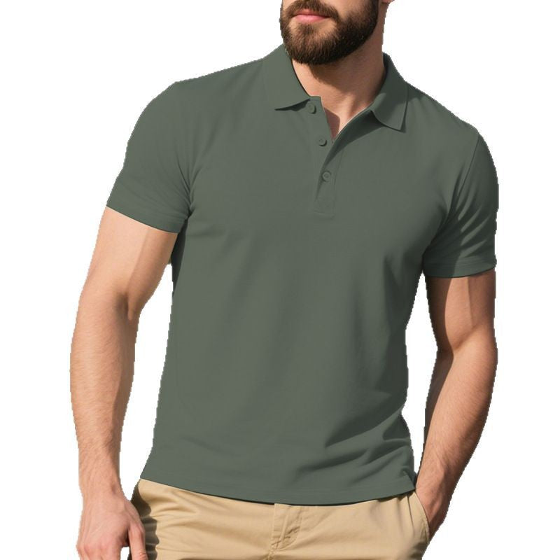 Polo sportif pour hommes en matériau fonctionnel respirant Chic und Stil