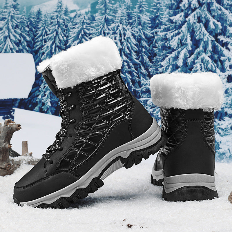 Bottes d'hiver pour femmes doublées avec semelle antidérapante et fourrure synthétique isolante Chic und Stil