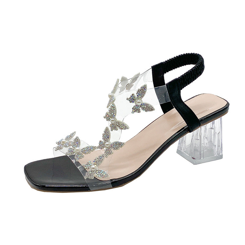 Sandales à talons décoratives Chic und Stil pour femmes
