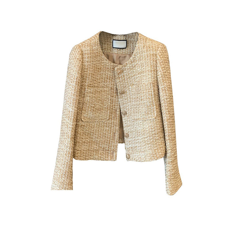Blazer Texturé en Tweed pour Femmes Chic und Stil