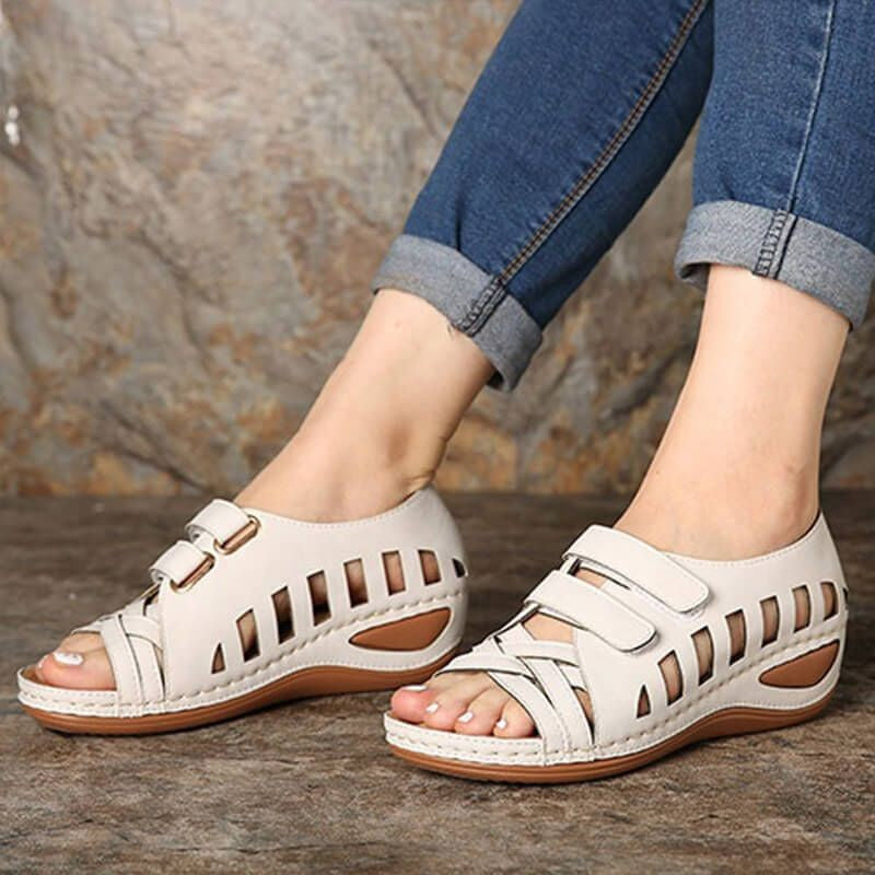 Comfortable wedge sandals for women with adjustable straps and an ergonomic sole Chic and Style