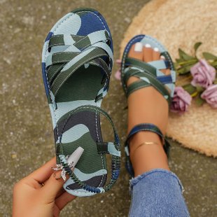 Sandales à lanières confortables pour dames avec semelle flexible Chic und Stil
