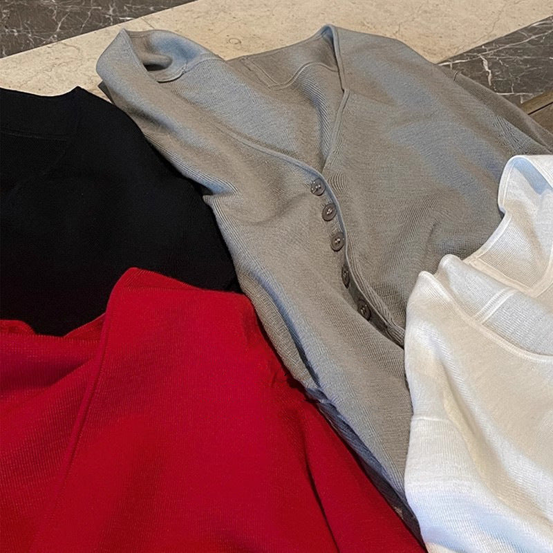 T-shirt en maille à manches courtes élégant pour femme Chic und Stil