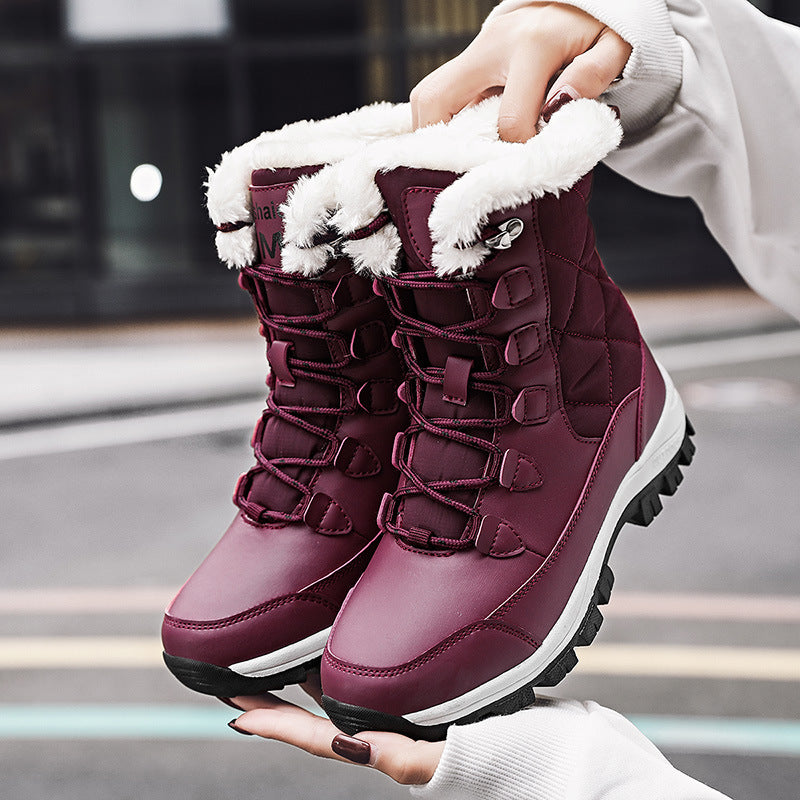 Bottes d'hiver pour femmes avec doublure isolante et semelle antidérapante Chic und Stil