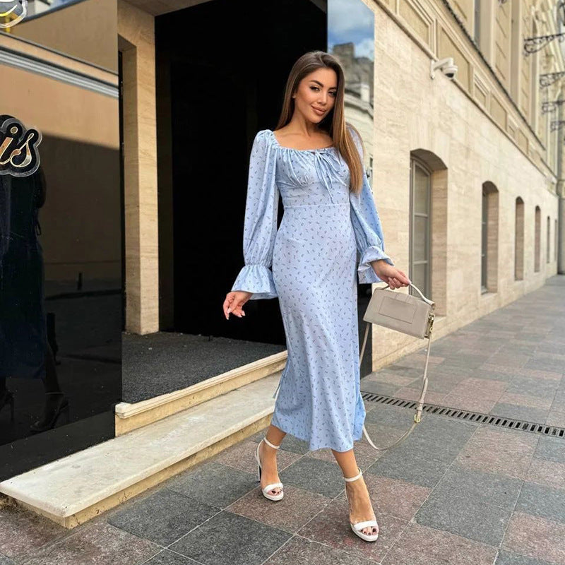 Robe Maxi Florale pour Femme Chic und Stil