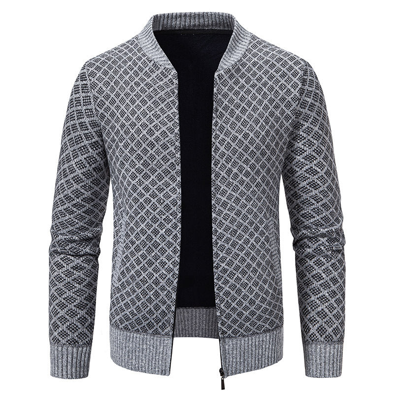 Blazer en tricot élégant pour hommes avec fine structure Chic und Stil