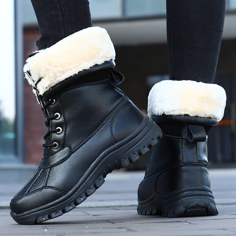 Bottes d'hiver pour femmes avec doublure isolante et semelle antidérapante Chic und Stil