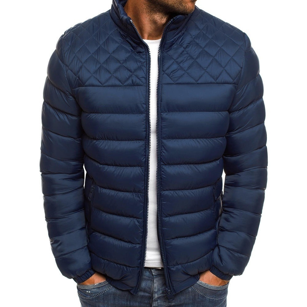 Veste matelassée pour hommes avec col haut et poignets élastiques Chic und Stil