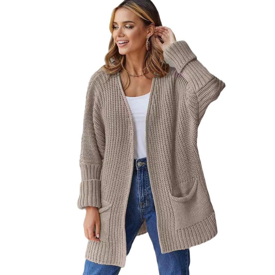 Cardigan en grosse maille pour femmes avec poches pratiques et coupe oversize Chic und Stil