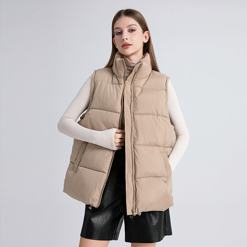 Dames gilet matelassé à la mode Chic und Stil