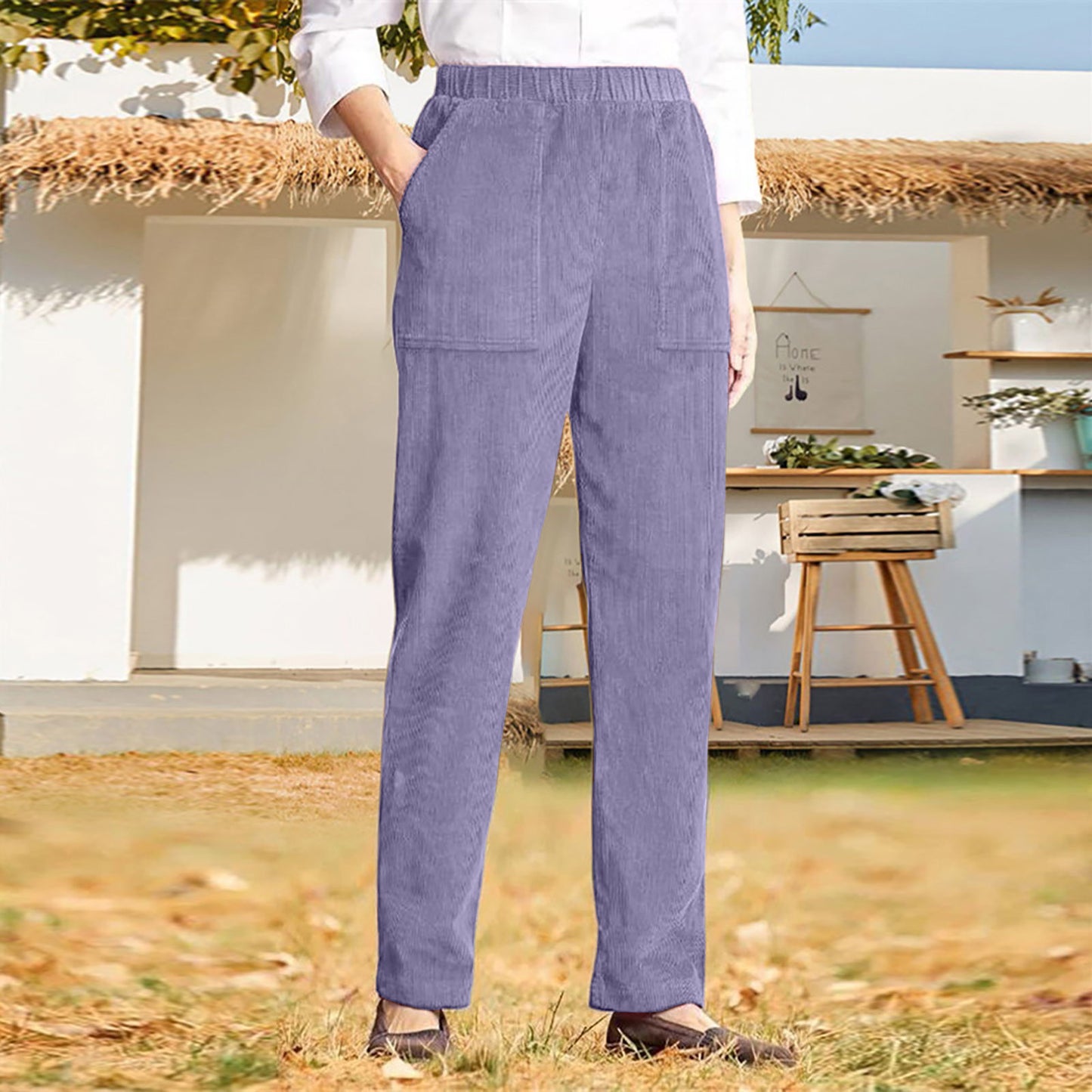 Pantalons larges de loisirs pour femmes Chic und Stil