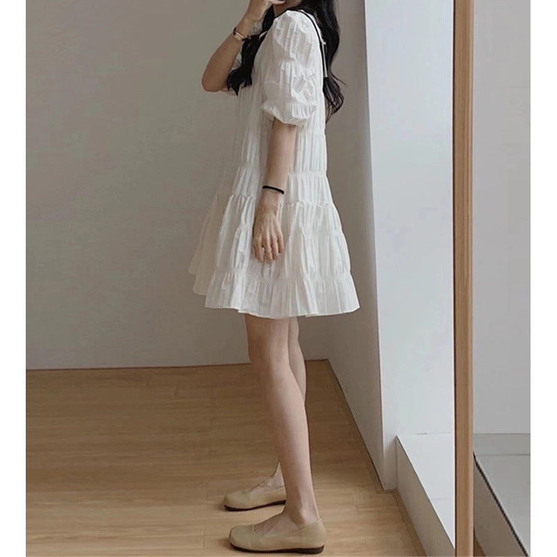 Robe Mini Évasée Femme Chic und Stil