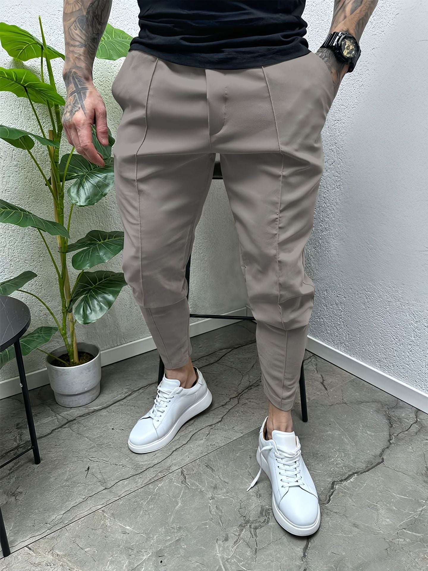 Pantalons de performance stretch sur mesure pour hommes Chic und Stil