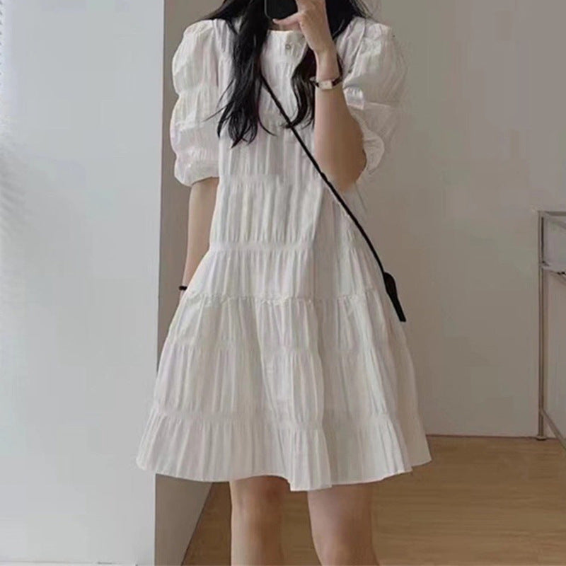 Robe Mini Évasée Femme Chic und Stil