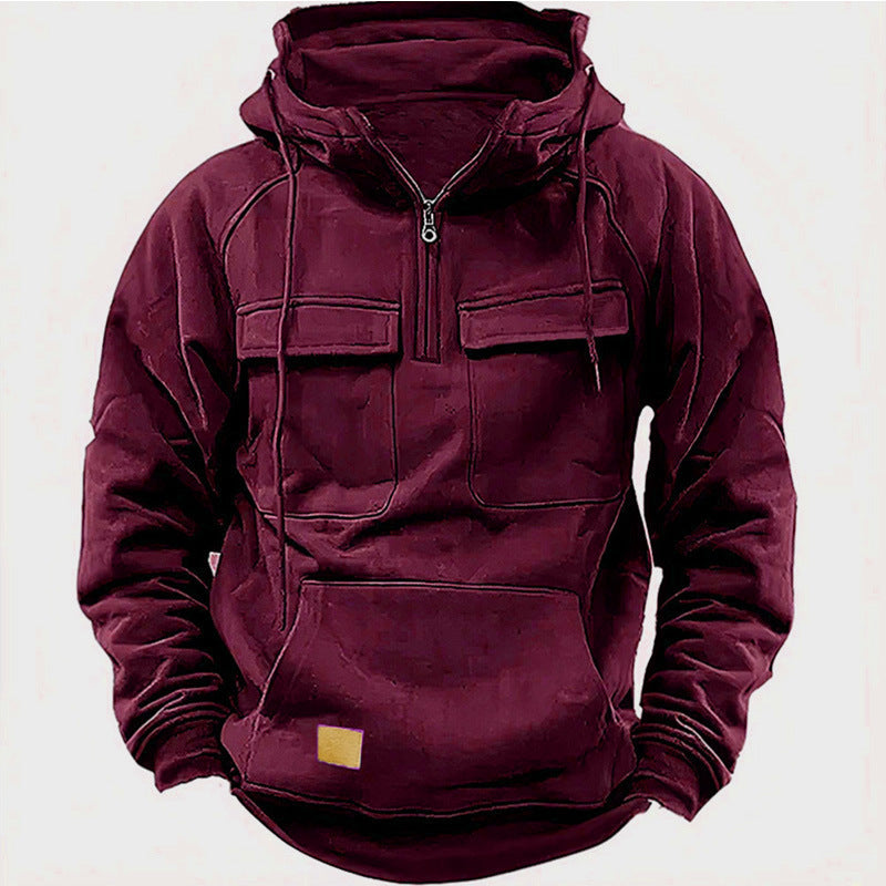 Veste à capuche pratique et chaude pour hommes avec poches Chic und Stil