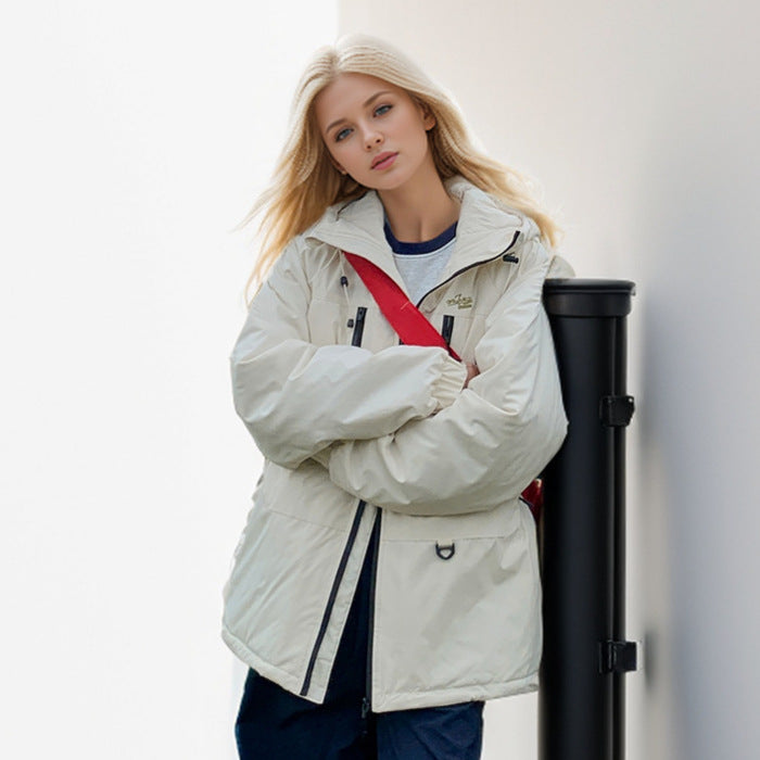 Veste de transition isolée pour femmes avec capuche réglable Chic und Stil