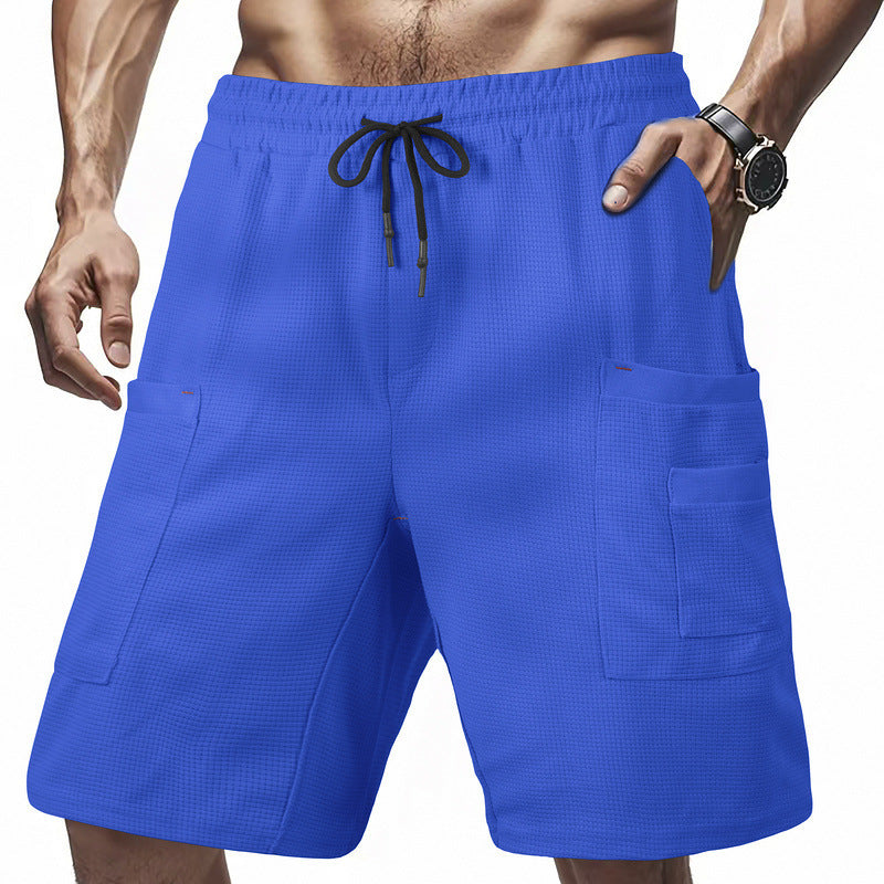 Shorts cargo décontractés pour hommes avec poches latérales pratiques et taille élastique Chic und Stil