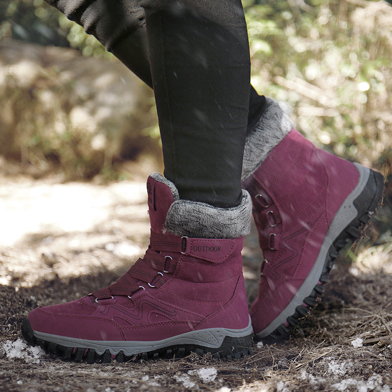 Bottes d'hiver imperméables pour femmes avec doublure isolée Chic und Stil