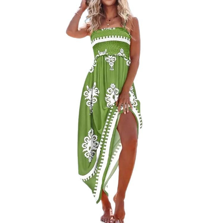 Women's Boho Maxi Dress with Adjustable Straps Chic and Style