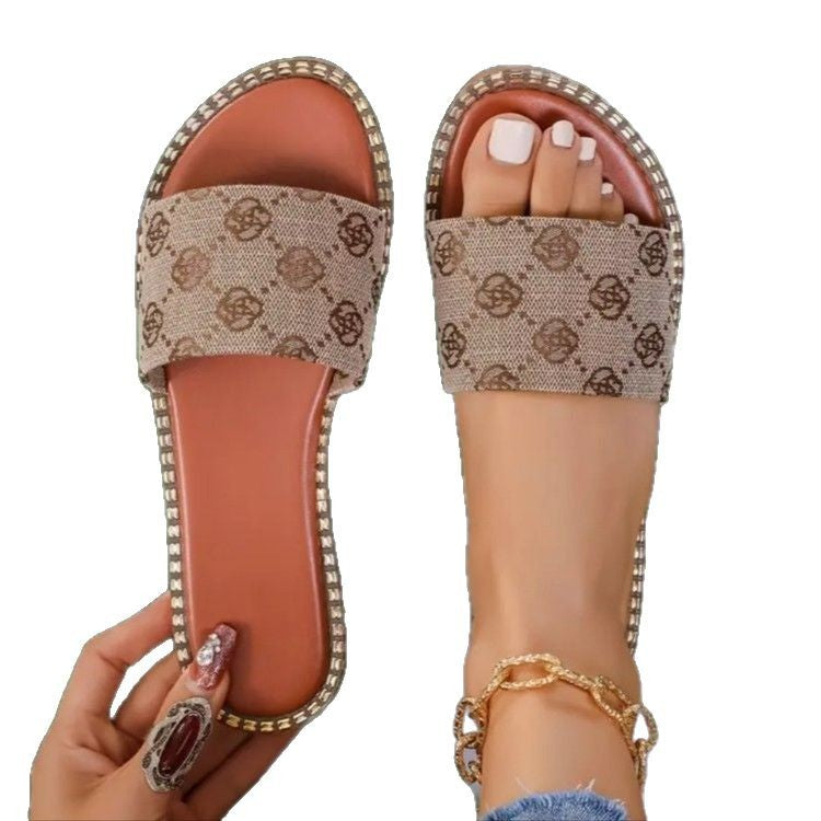 Stylish femmes-casual-slidesandales Chic und Stil