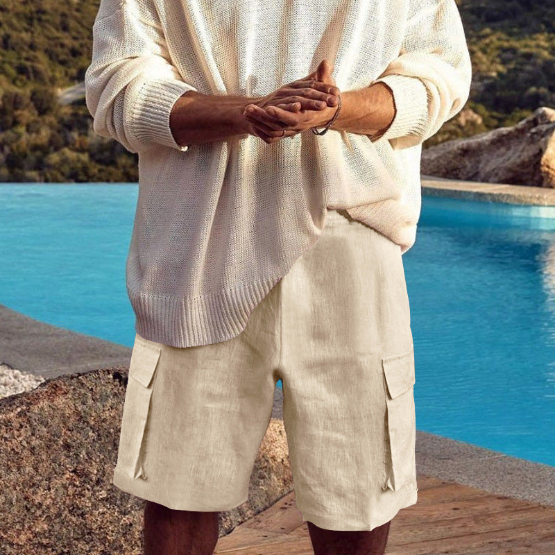 Shorts cargo décontractés pour hommes avec poches latérales pratiques et coupe confortable Chic und Stil