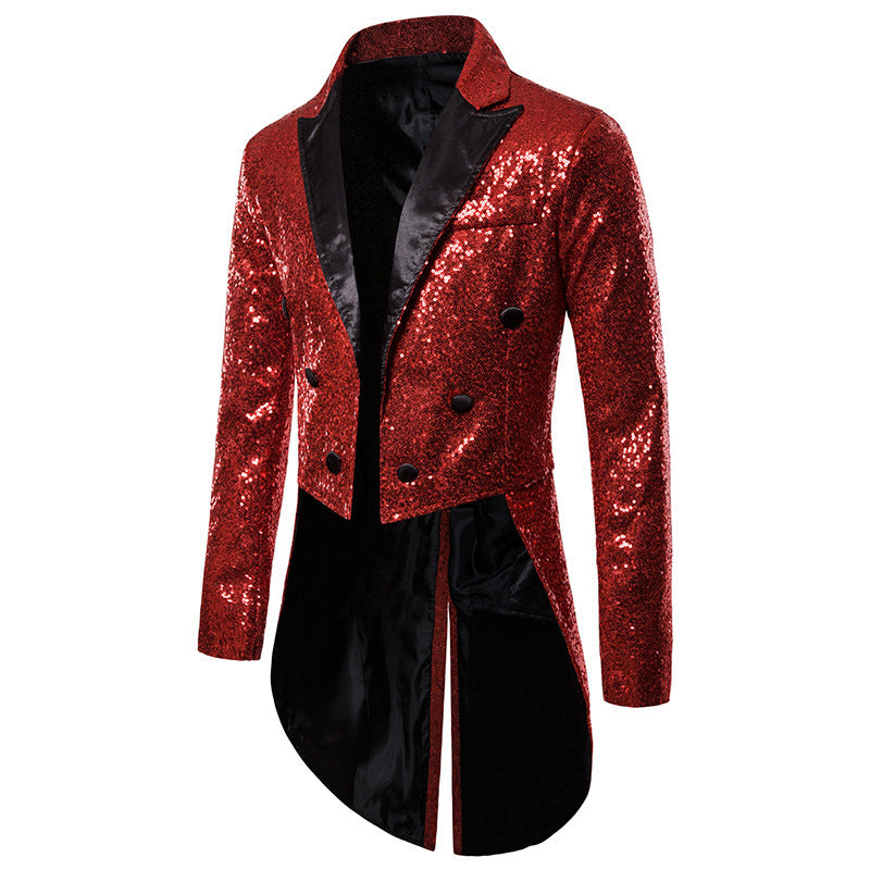 Blazer à sequins glamour pour hommes avec design exclusif Chic und Stil