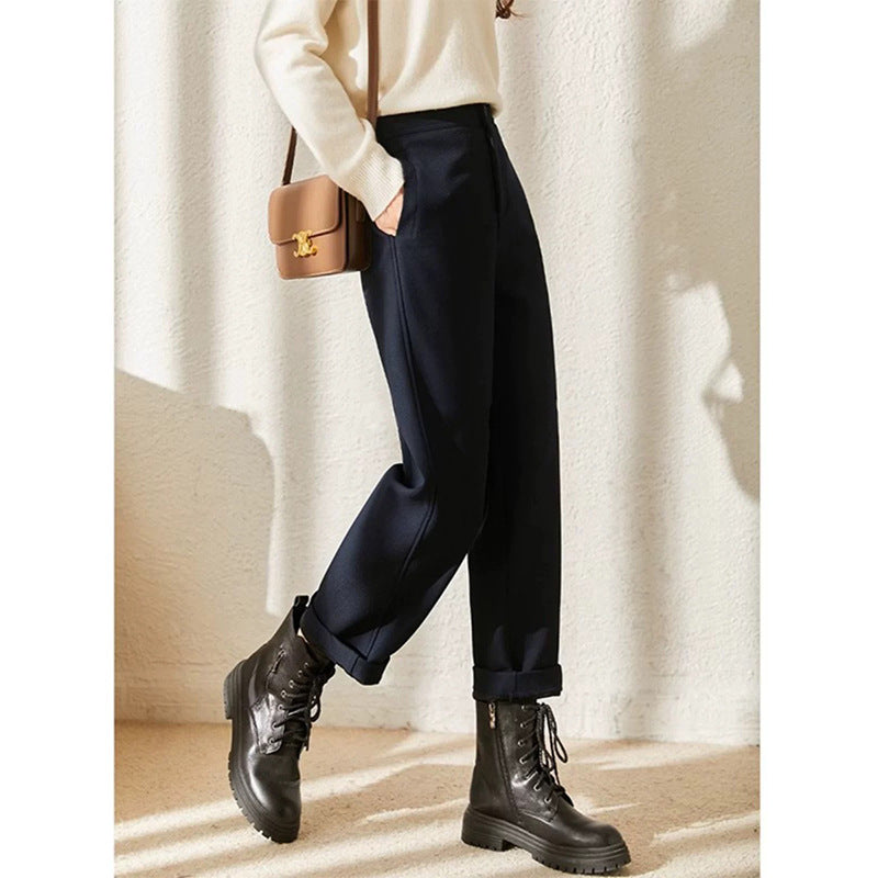 Pantalons taille haute ajustés pour femmes Chic und Stil 1750846197