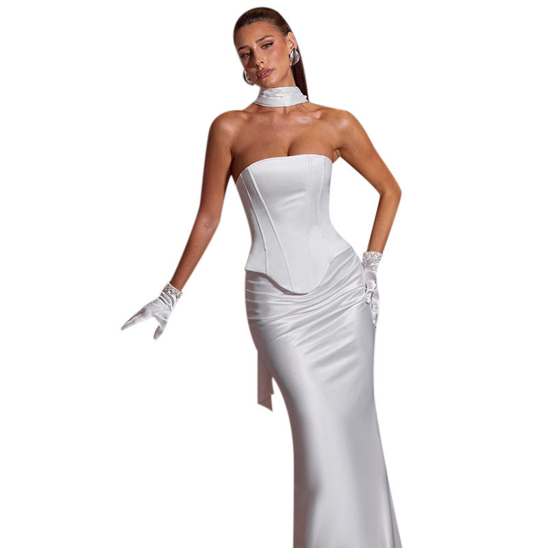 Robe de soirée élégante pour dames inspirée du corset Chic und Stil