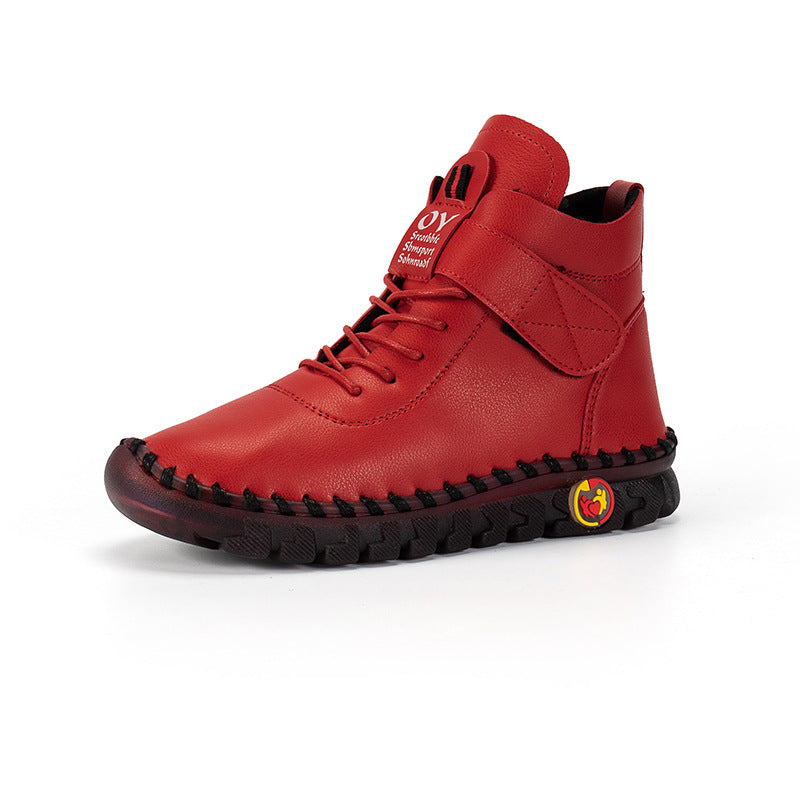 Bottes d'hiver pour femmes avec fermeture velcro réglable et profil robuste Chic und Stil