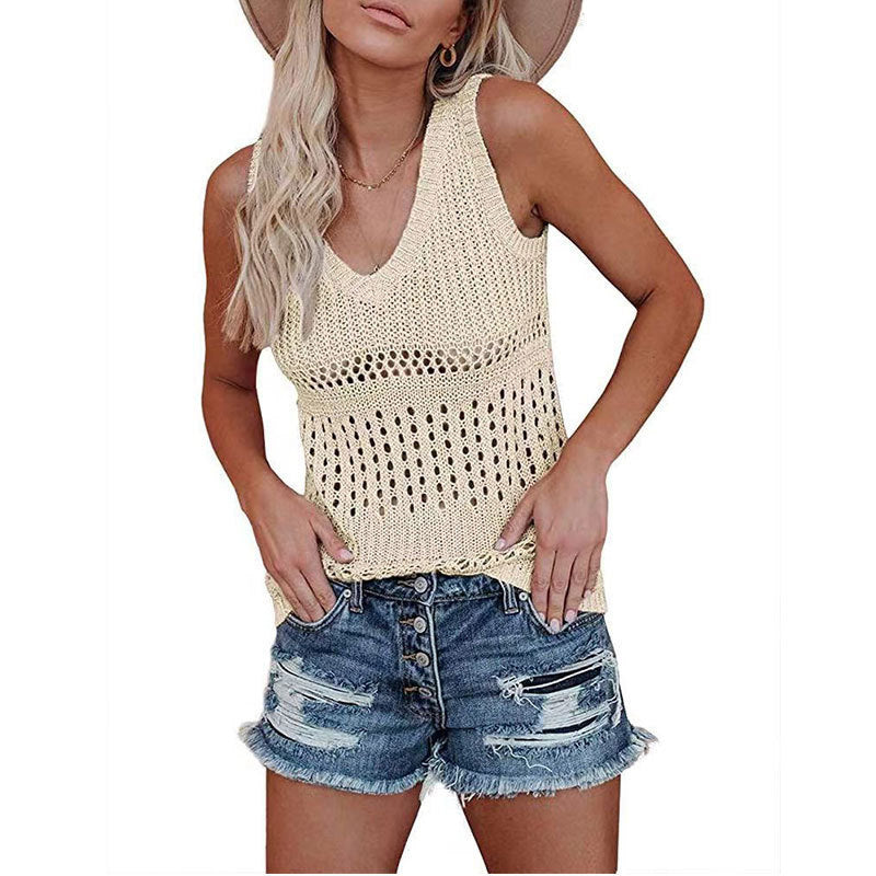 Haut en tricot pour femmes avec un motif losange polyvalent Chic und Stil