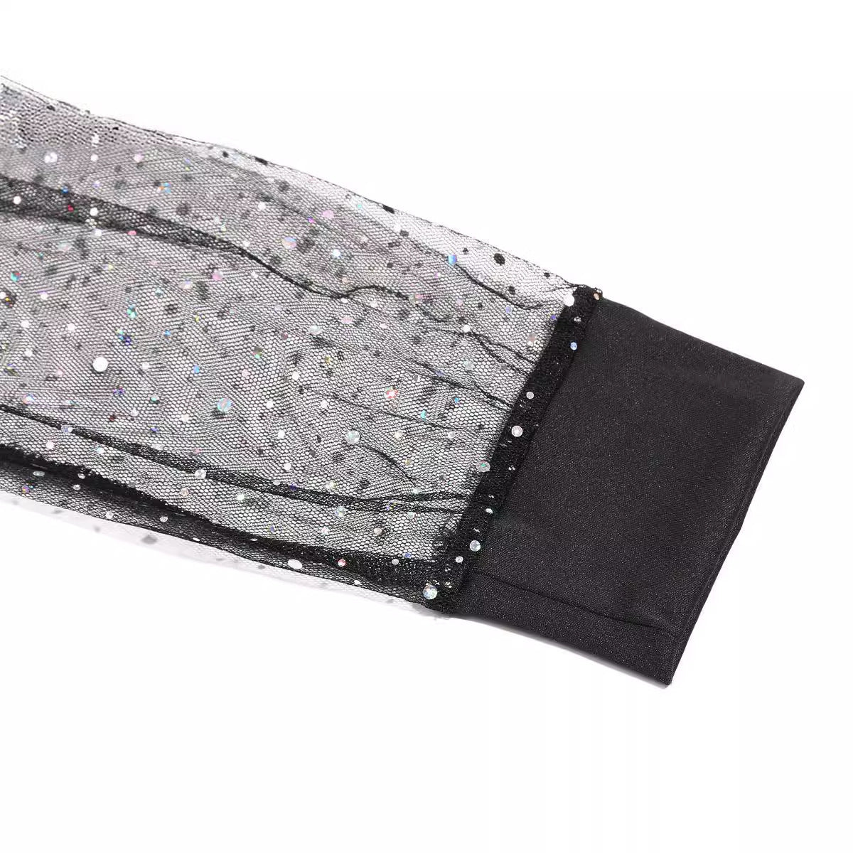 Robe portefeuille à décolleté en V scintillant Chic und Stil
