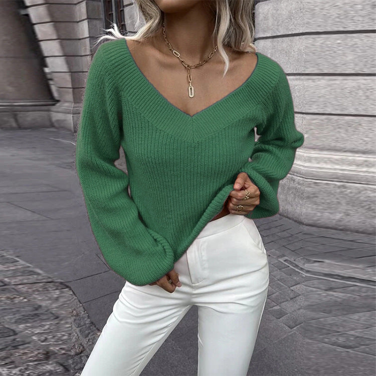 Pull femme au style tricot décontracté Chic und Stil