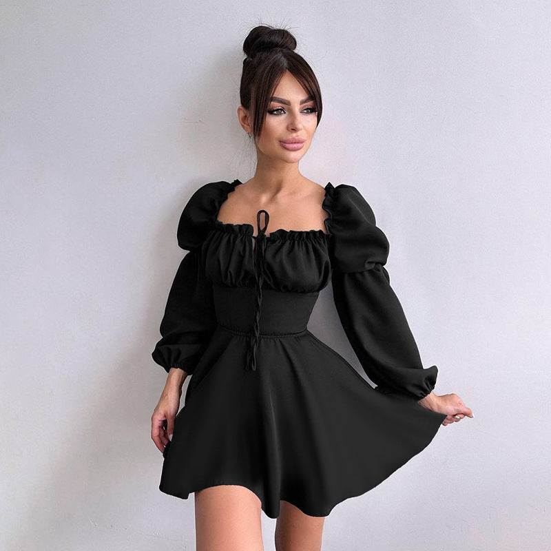 Robe mini à manches bouffantes Chic und Stil