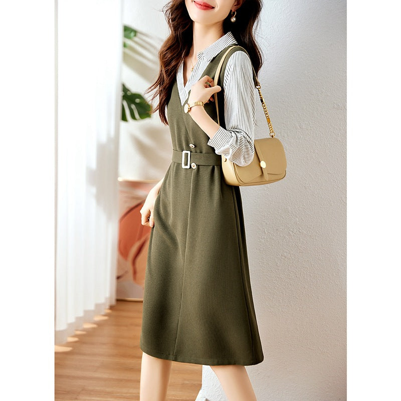 Salopette ajustée ceinturée pour femmes Chic und Stil