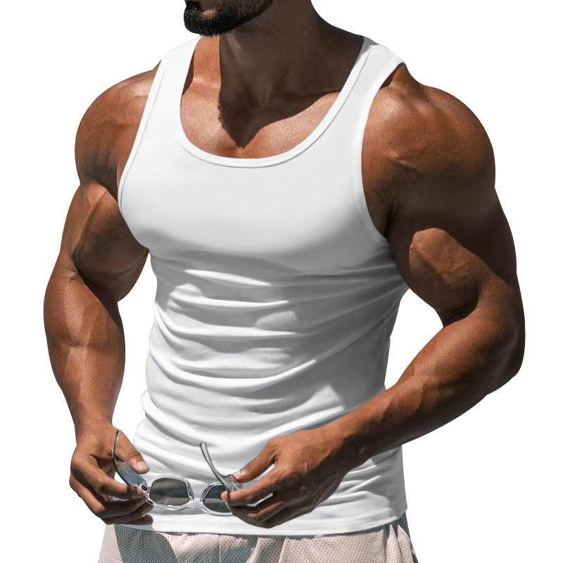 Hommes Débardeur de sport respirant à coupe ajustée Chic und Stil