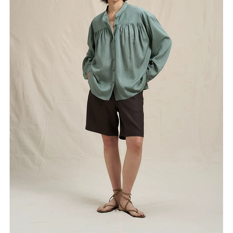 Blouse à boutons décontractée pour femmes Chic und Stil